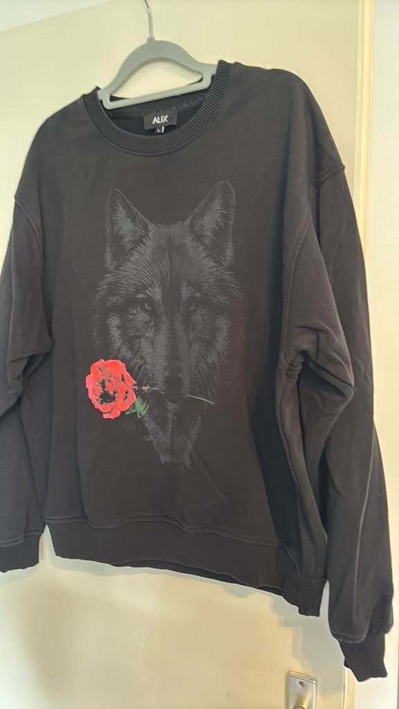Alix the label  trui wolf. Zwart. Maat L, Ophalen of Verzenden, Zo goed als nieuw, Zwart