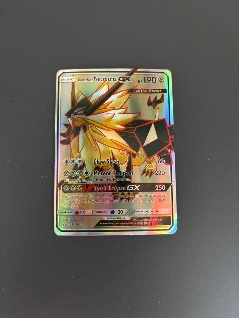 Dusk Mane Necrozma GX, Ophalen of Verzenden, Zo goed als nieuw