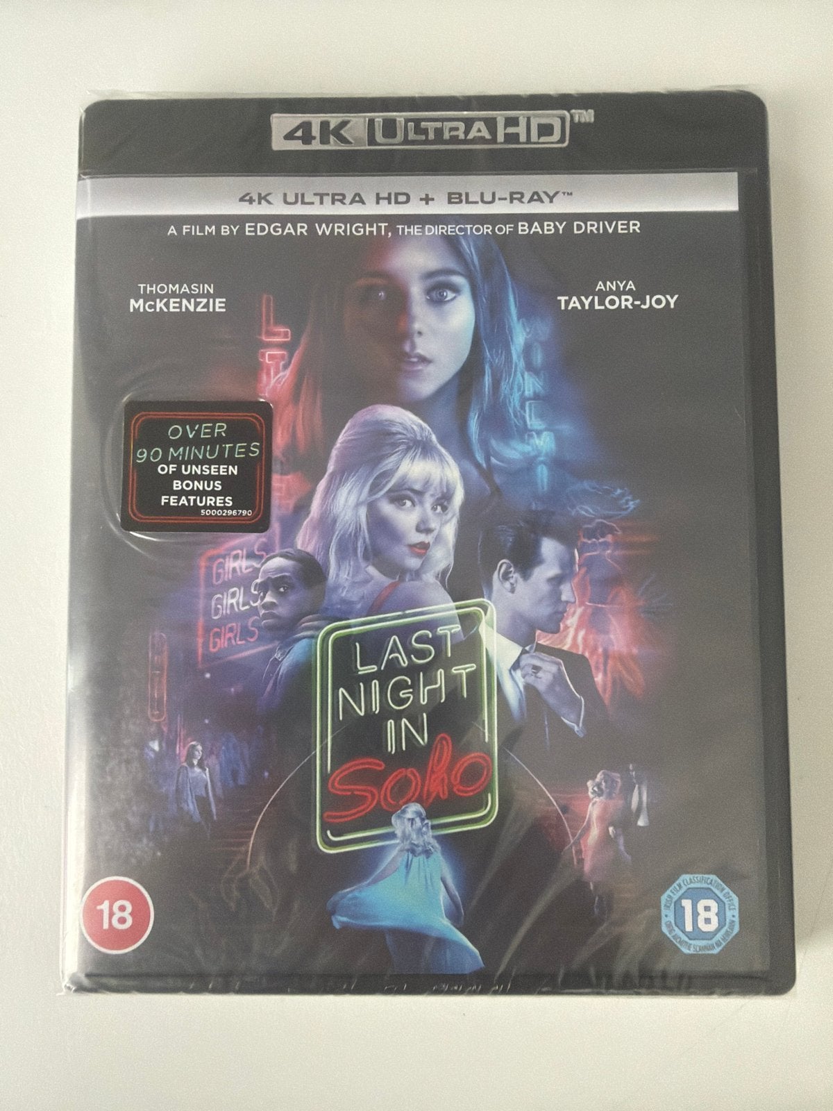 Last Night in Soho 4K Ultra HD + Blu-ray (Nieuw in verpakkin, Vanaf 18 jaar, Film, 4K Ultra HD Blu-ray, Engels