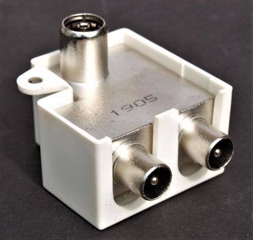 Braun Telecom POA 01-B - tweeweg COAX splitter TV - nieuw, Ophalen of Verzenden, Nieuw, Minder dan 2 meter, Coaxiale kabel