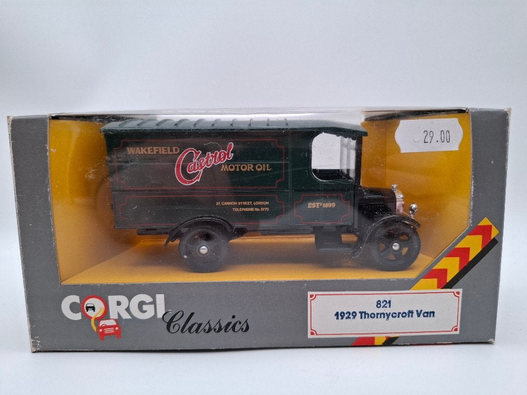 Corgi Classics 821 1929 Thornycrott Van, Italeri, Verzenden, 1:32 tot 1:50, Nieuw