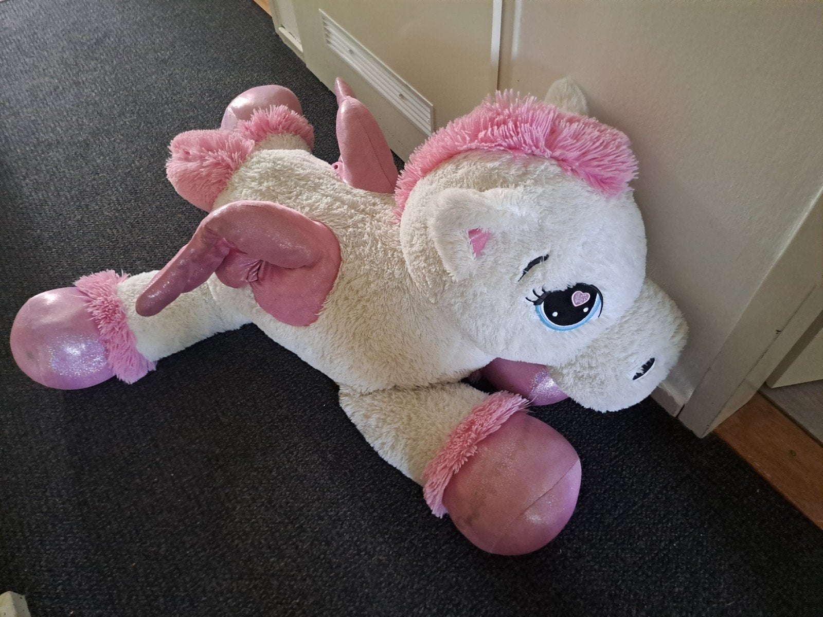 grote unicorn knuffel gratis, Ophalen, Gebruikt