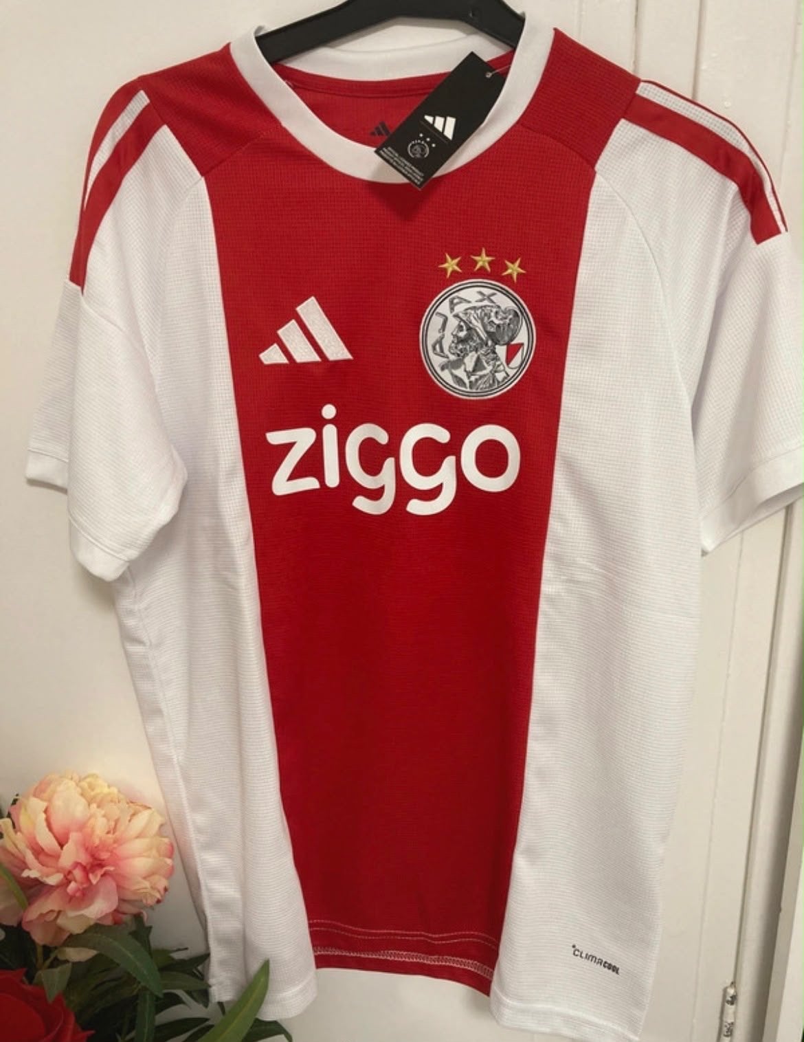 Ajax T-shirt nieuw met prijskaartje, Ophalen of Verzenden, Voetbal, Rood, Maat 56/58 (XL)