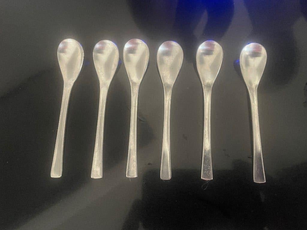 6 vintage GERO Zilmeta lepeltjes, Ophalen of Verzenden