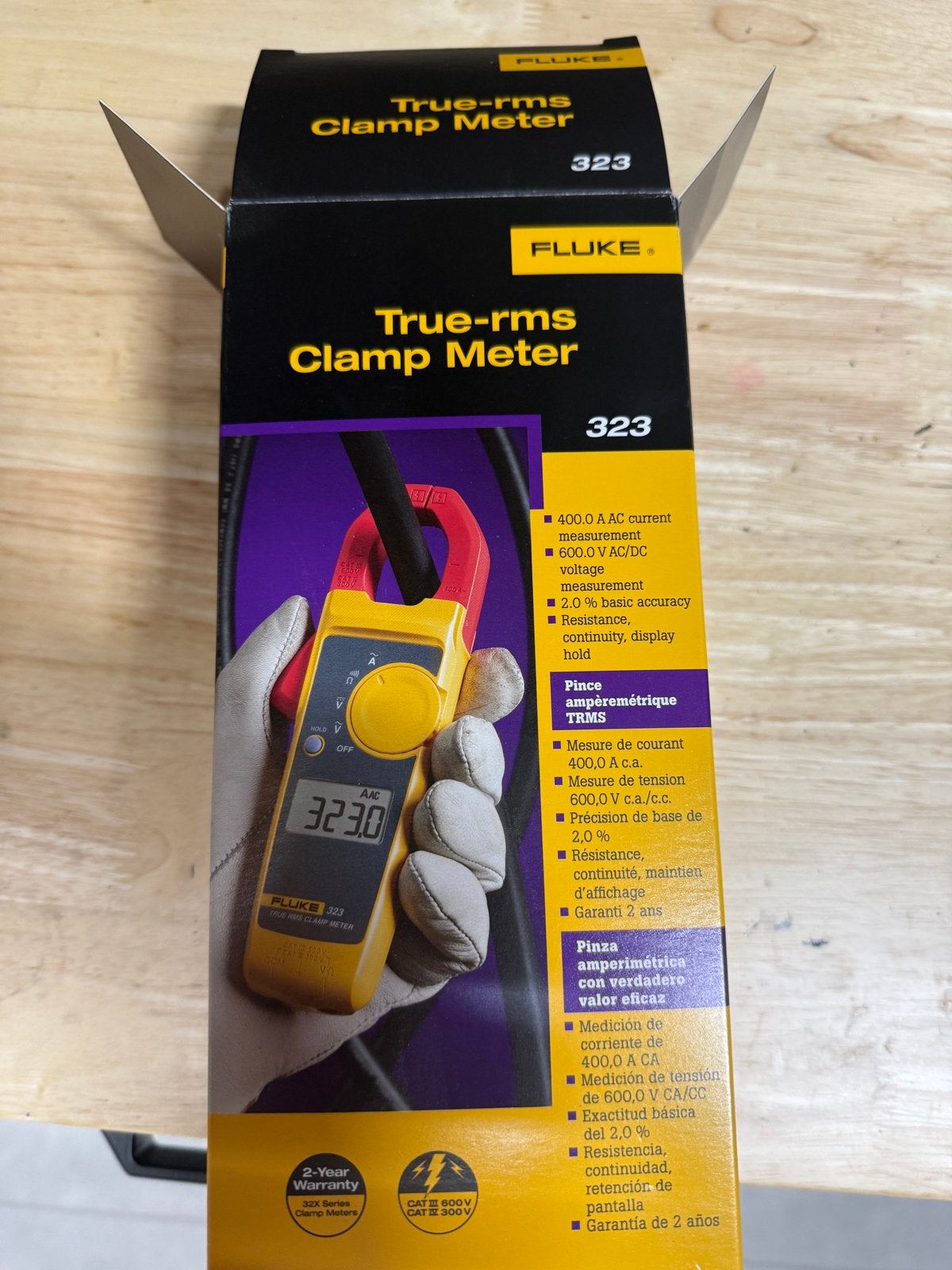 (Nieuw)Fluke 323 True RMS Stroomtang, Ophalen of Verzenden, Nieuw, Elektriciteit