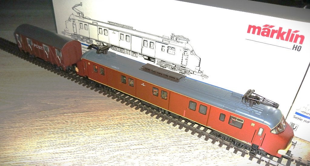 Marklin 33891 MP3000 in origineel bruine kleur, + extra POST, Wisselstroom, Locomotief, Analoog, Ophalen of Verzenden