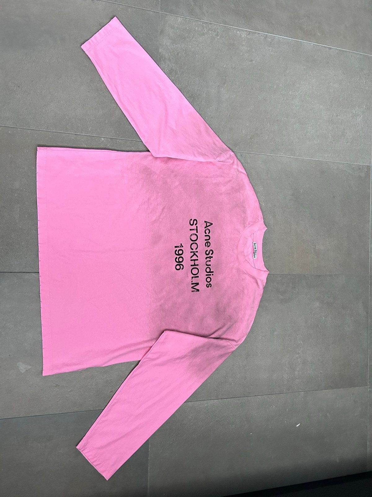 Acne Studios 1996 T-shirt Roze Maat L, Kleding | Heren, T-shirts, Verzenden, Gedragen, Maat 52/54 (L), Roze