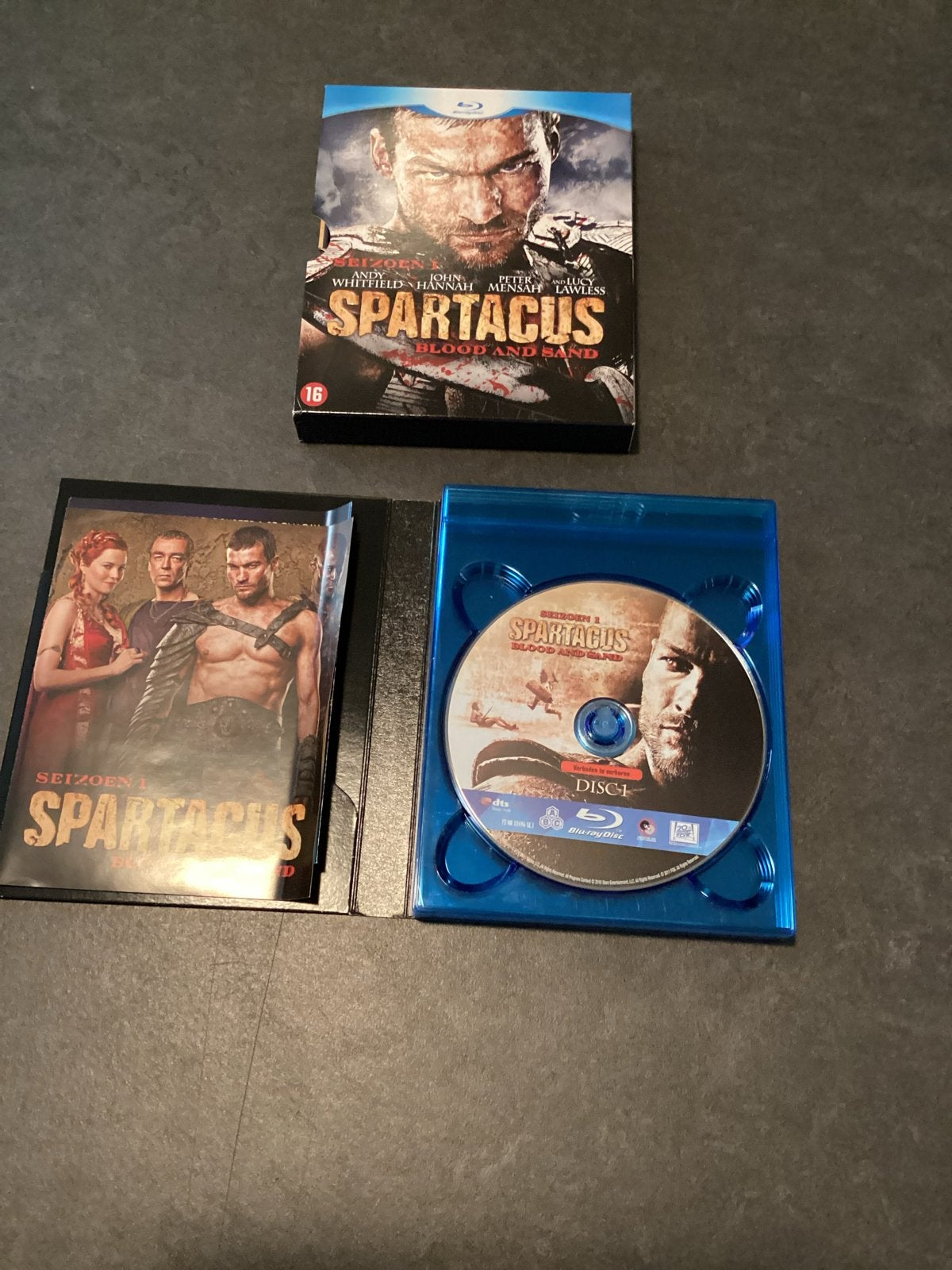 Spartacus: Blood and Sand - Seizoen 1 Blu-ray, Cd's en Dvd's, Blu-ray, Ophalen, Vanaf 16 jaar, Nederlands, Actie
