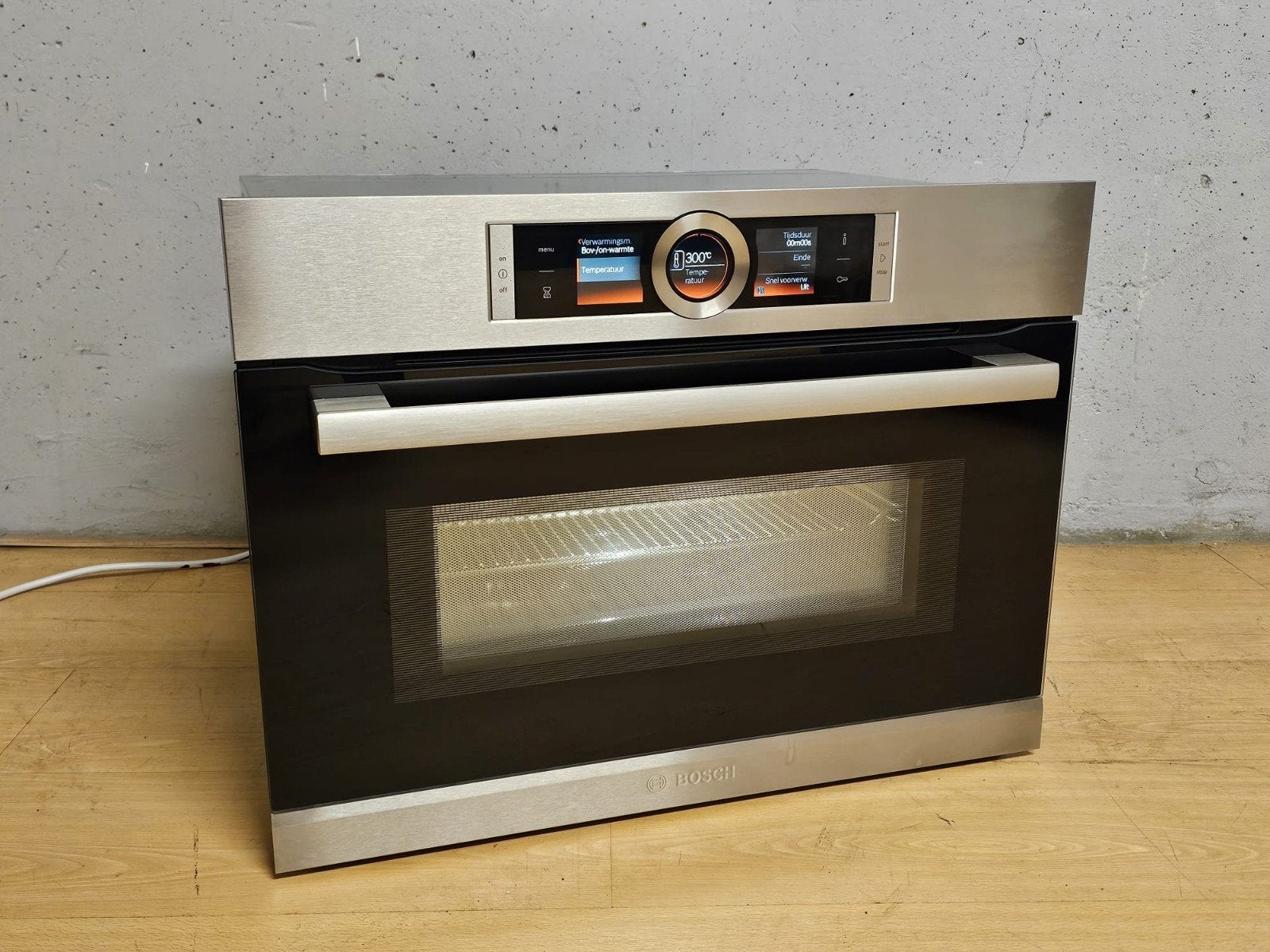 Luxe Bosch inbouw combi magnetron/combi oven
Serie | 8 Compa, Ophalen of Verzenden, Zo goed als nieuw