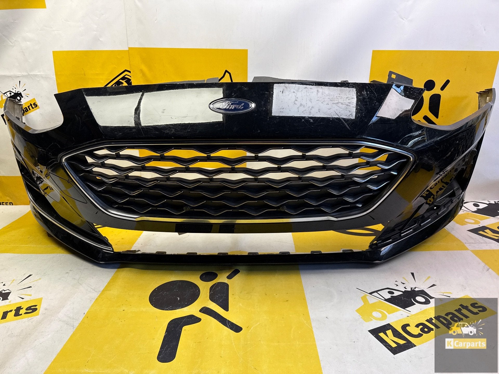 Voorbumper Ford Focus ST ORIGINEEL JX7B-17757-S, Gebruikt, Info@ford.com, Ophalen of Verzenden, Ford