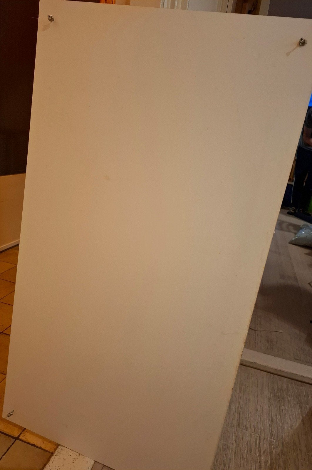 Gratis ophalen - Witte geperste plaat, Ophalen, Gebruikt, HPL, Minder dan 20 mm