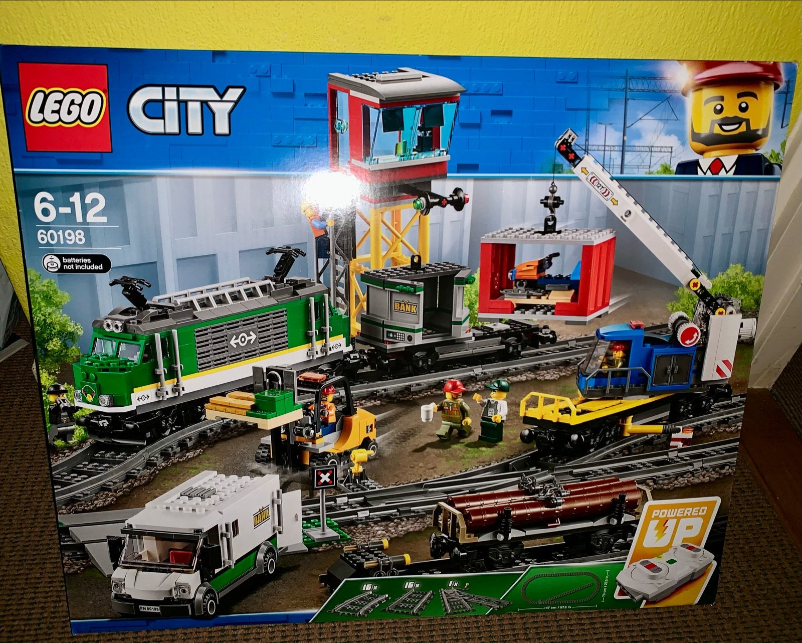 Nieuwe, ongeopende Lego City 60198 Stoere Vrachttrein, Ophalen, City, Lego, Nieuw