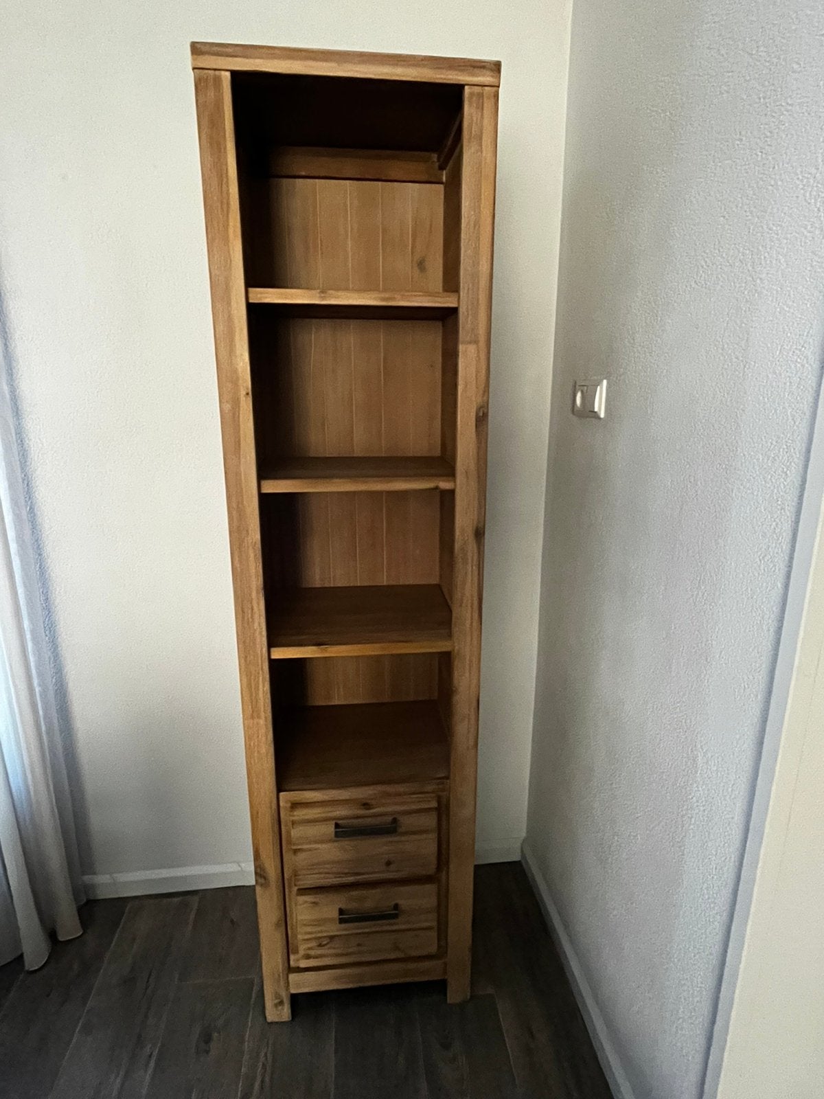 Boekenkast Chablis acacia zand, Huis en Inrichting, Kasten | Boekenkasten, Ophalen, 50 tot 100 cm, Zo goed als nieuw, 150 tot 200 cm