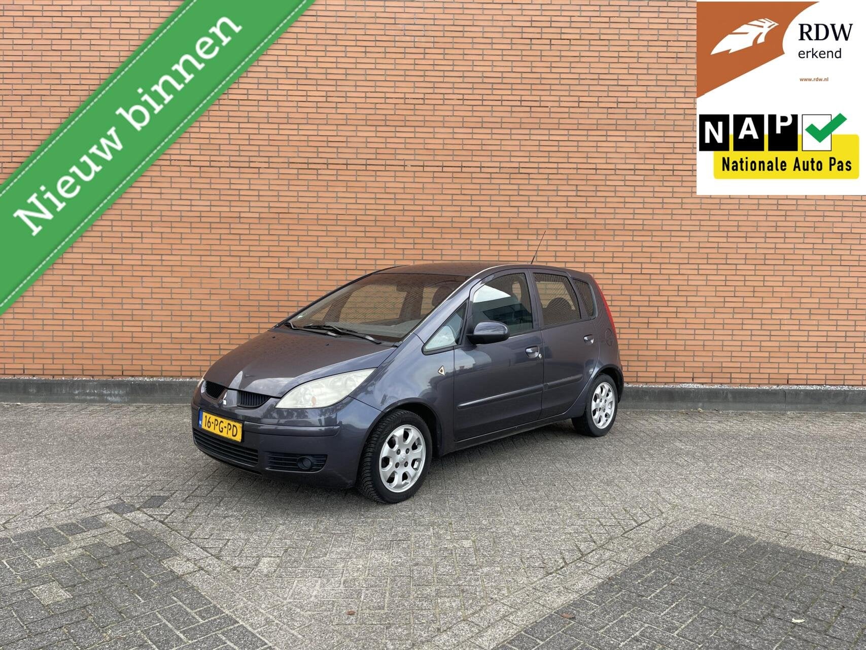 Mitsubishi Colt 1.3 AUTOMAAT | AIRCO | NAP | APK | 5DEURS |, Auto's, Voorwielaandrijving, Gebruikt, 31 €/maand, Metallic lak