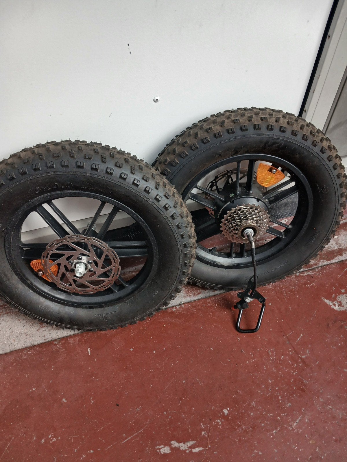 Fatbike Mini wielen met schijfremmen en cassette, Zo goed als nieuw, Ophalen, Wiel, Fatbike