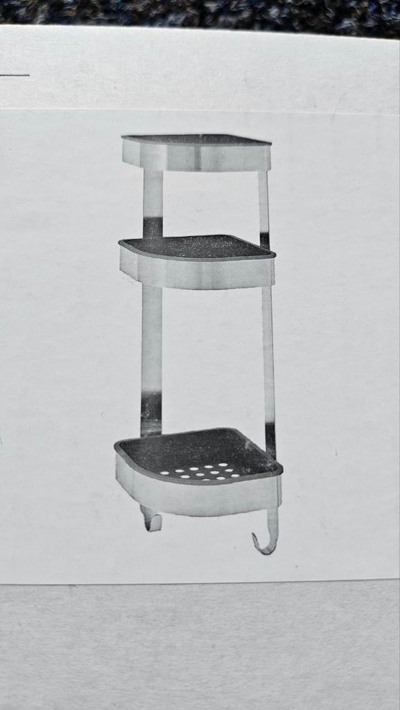 IKEA BROGRUND Hoekrek voor douche/bad, Ophalen of Verzenden, Nieuw, Wit