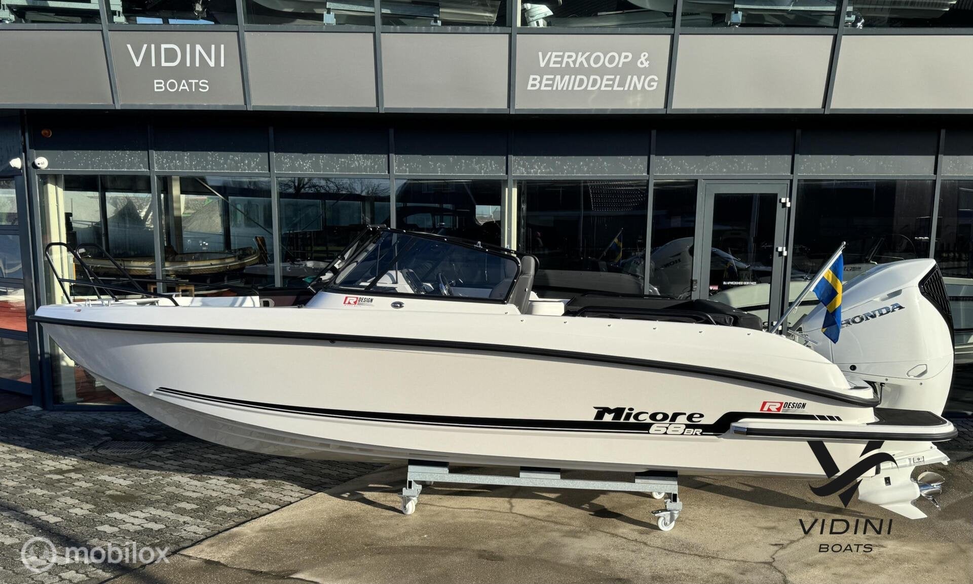 Micore 68BR R-design met Honda 200pk V6 *Zweedse kwaliteit*, Watersport en Boten, -, -, 200 pk of meer, Micore