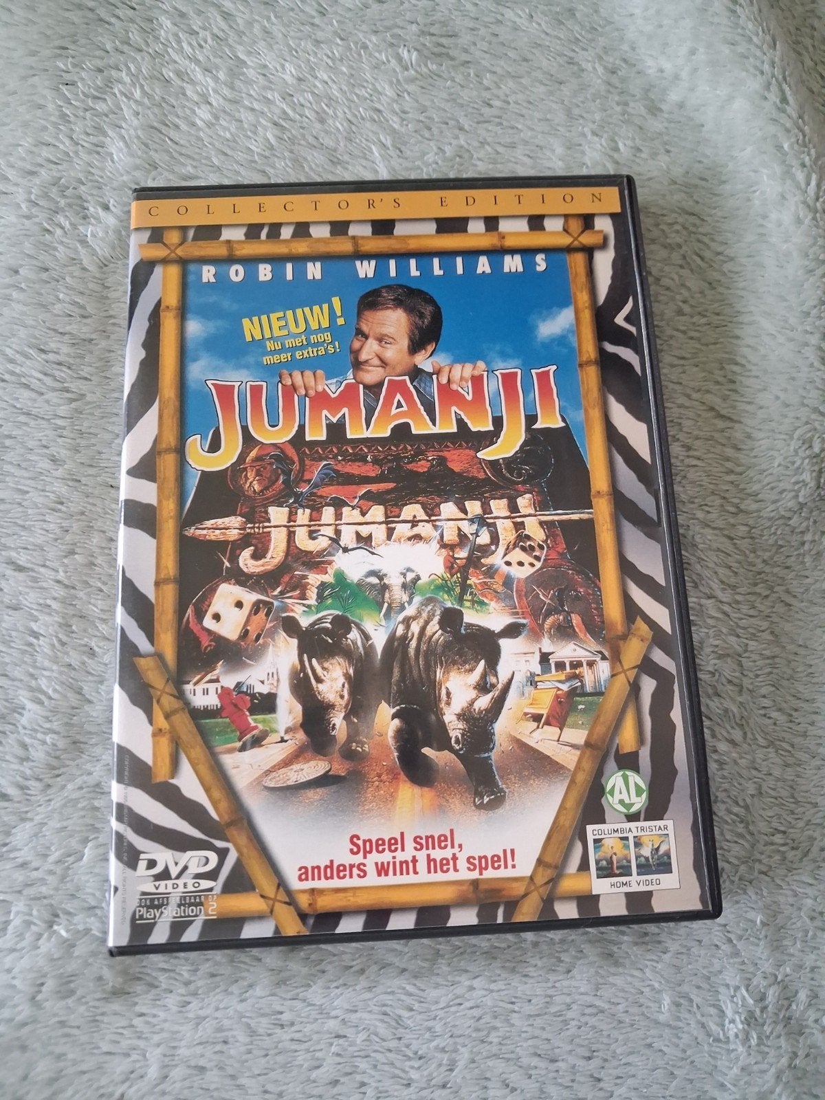 Jumanji DVD - Collector's Edition, Cd's en Dvd's, Dvd's | Overige Dvd's, Zo goed als nieuw, Vanaf 6 jaar, Ophalen of Verzenden