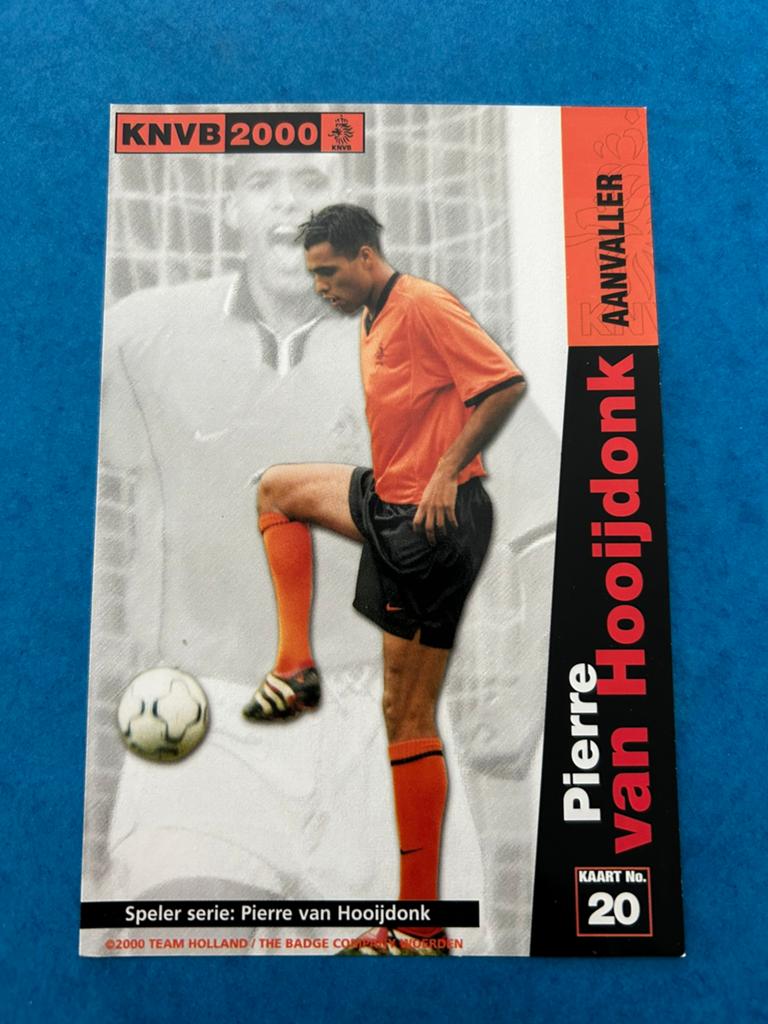 Pierre van Hooijdonk - Spelerskaart, Verzenden, Nieuw, Feyenoord, Spelerskaart