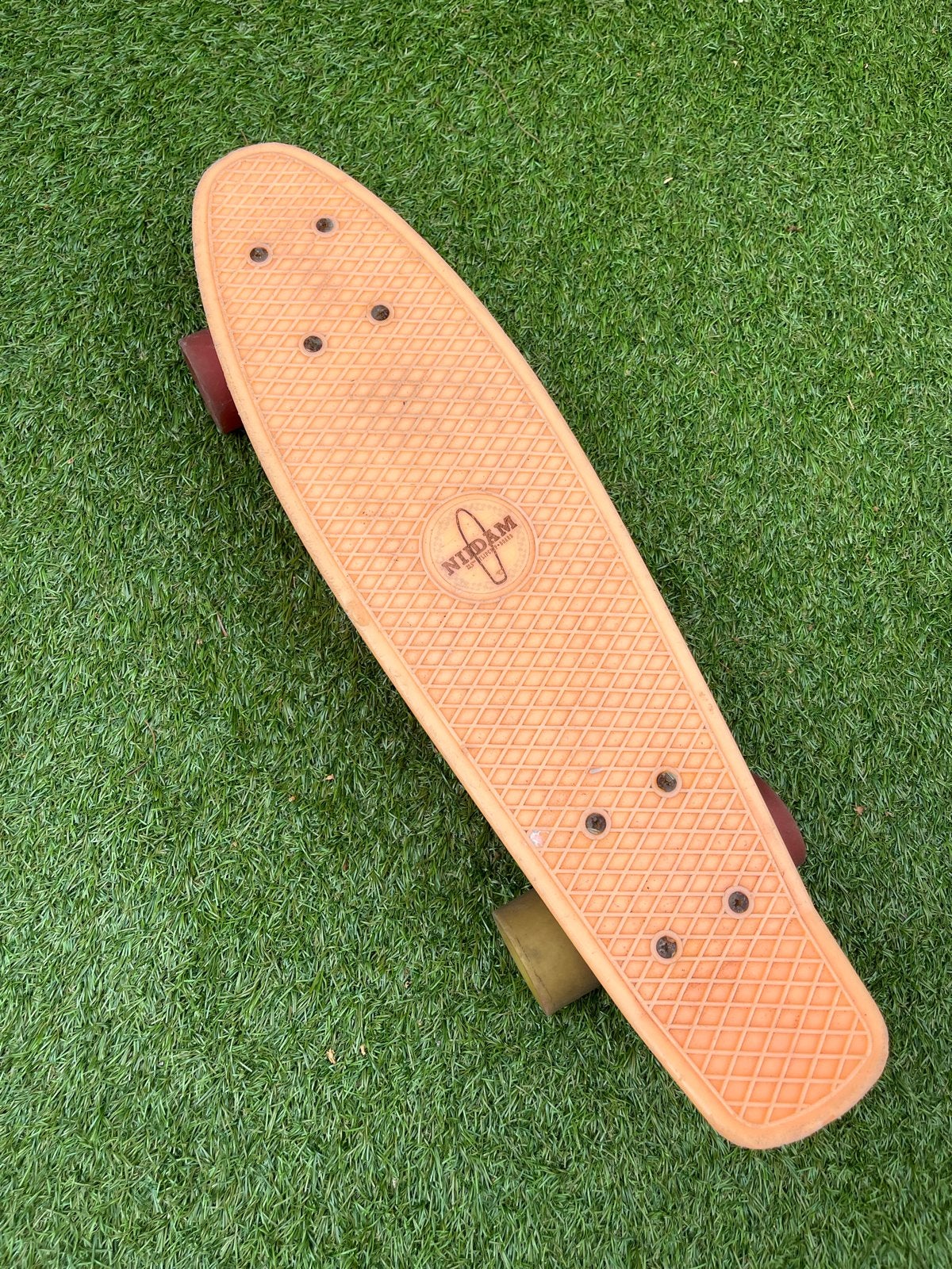 Pennyboard Oranje, Ophalen of Verzenden, Gebruikt, Skateboard