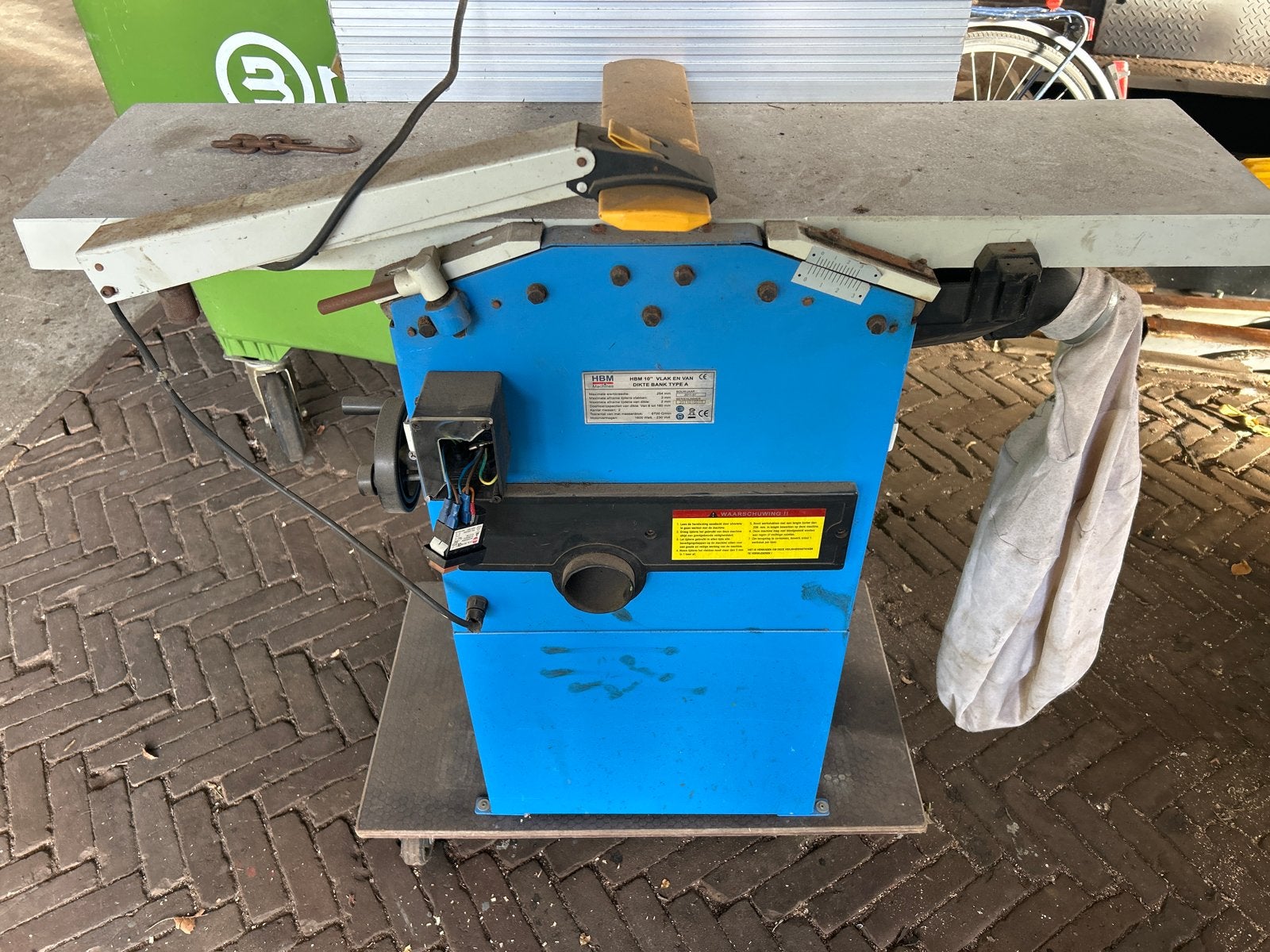 HBM 10" Vlak- en Vandiktebank Type A, Doe-het-zelf en Verbouw, Ophalen, Gebruikt
