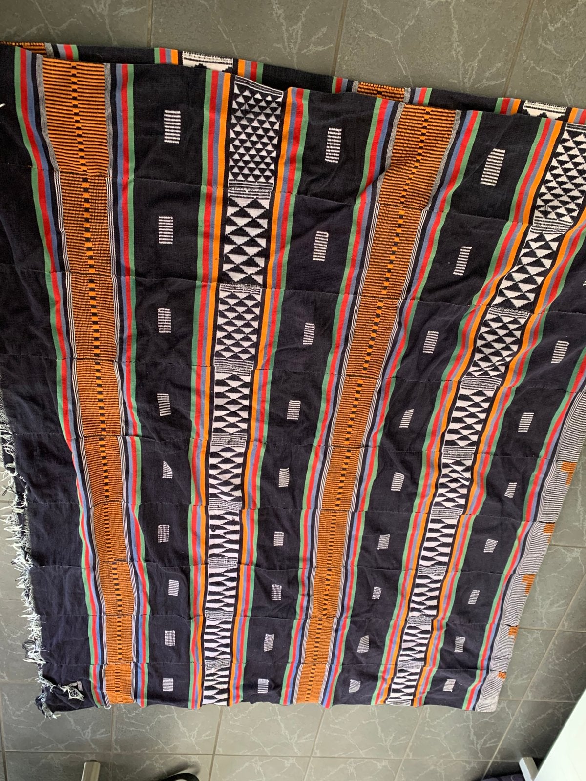 West Afrikaans kleed 2,90 x 1,75., Ophalen, Rechthoekig, 50 tot 100 cm