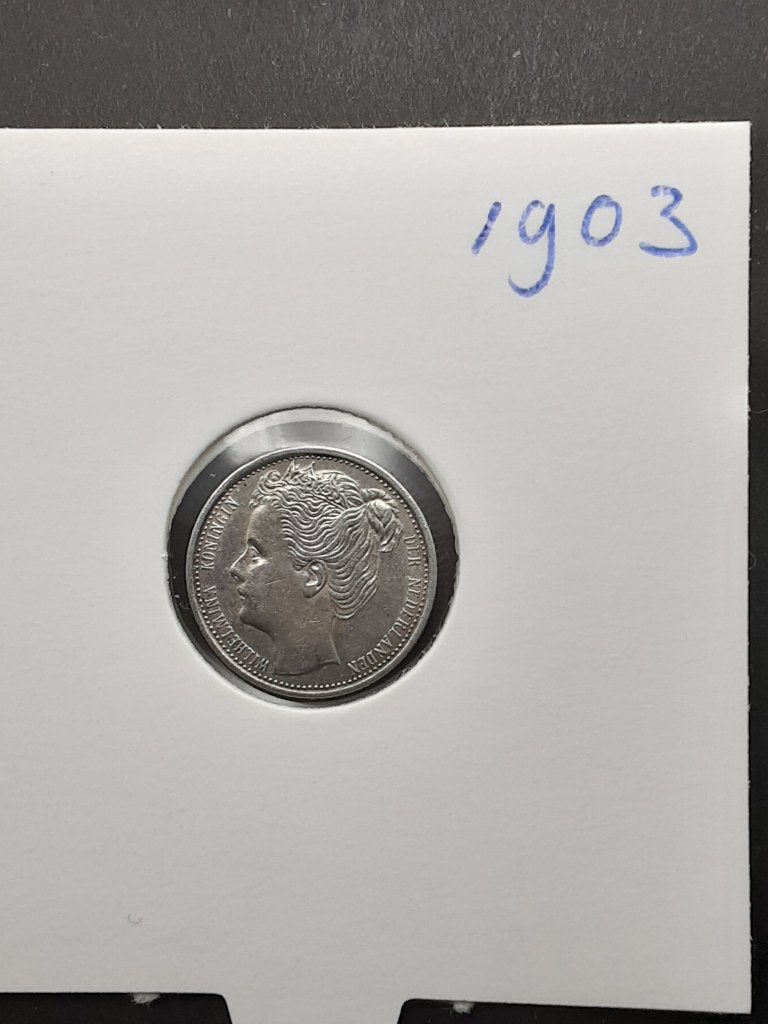 10 cent 1903 Koningin Wilhelmina, Verzenden, Zilver, 10 cent, Koningin Wilhelmina