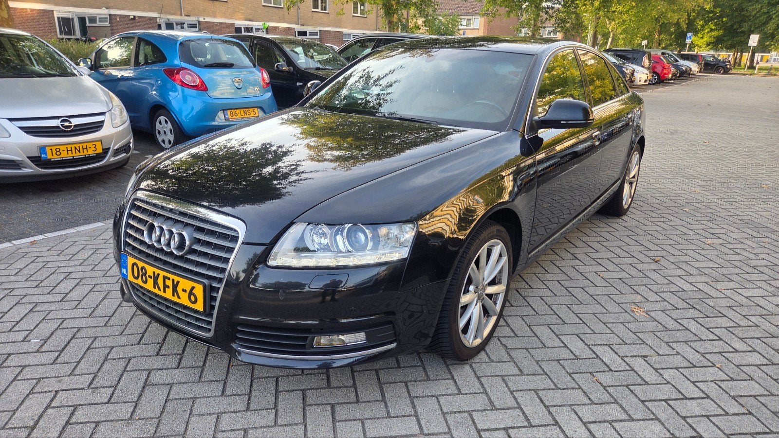 Audi A6 2.8 FSI 140KW Multitronic 2009 Zwart, Auto's, Euro 5, Zwart, Bruin, Particulier