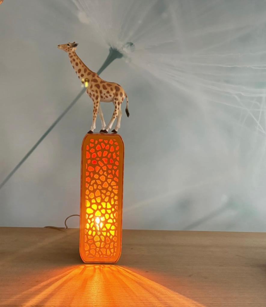 Gave unieke giraffe lamp made by me Origin’Lily, Ophalen of Verzenden, Nieuw