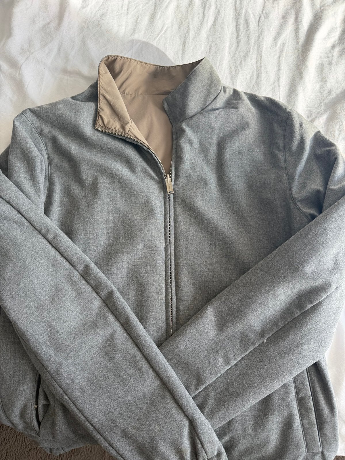 Profuomo jas, zo goed als nieuw, maat 46, omkeerbaar, Kleding | Heren, Ophalen of Verzenden, Zo goed als nieuw, Maat 46 (S) of kleiner
