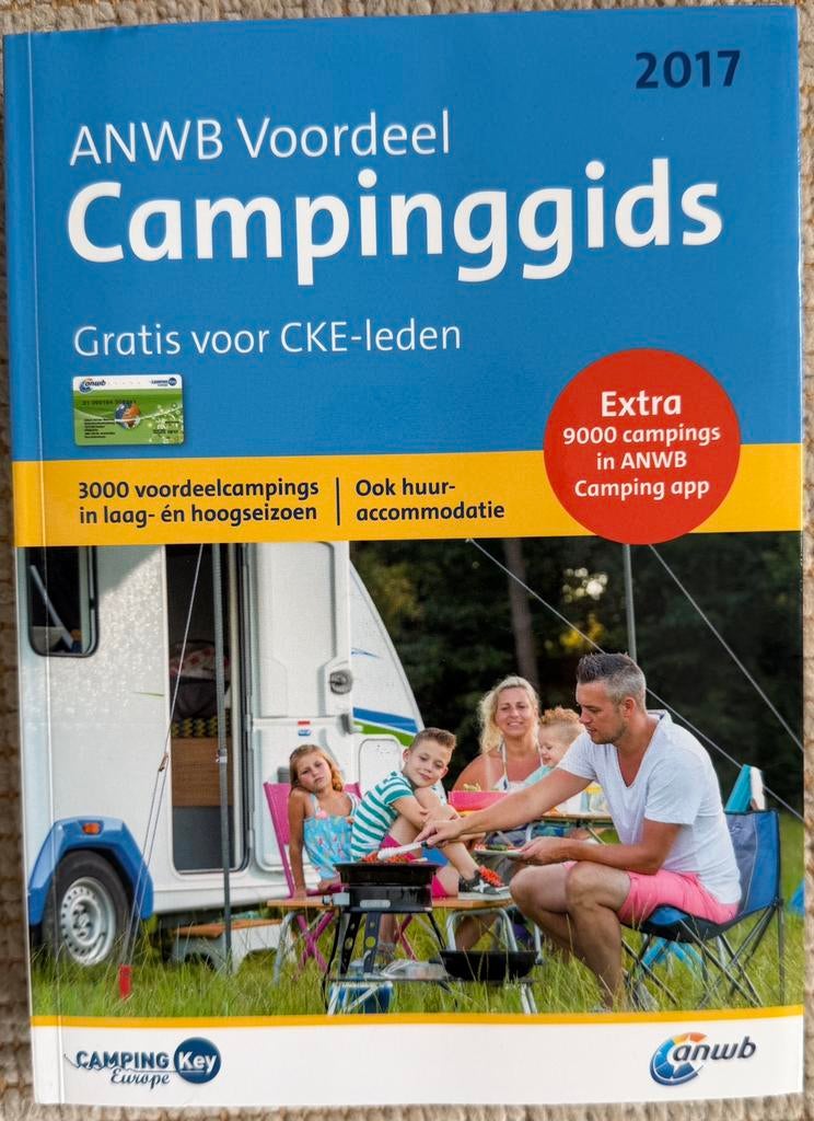 ANWB Campinggids 2017, Ophalen, Europa, Zo goed als nieuw, Campinggids