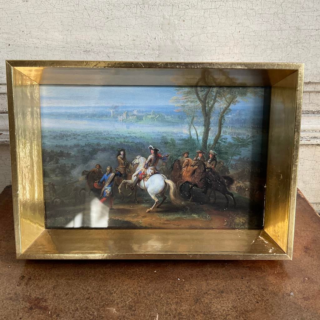 Sale goudkleurig lijstje A *tres belle*, Verzenden, Overige materialen, Minder dan 50 cm