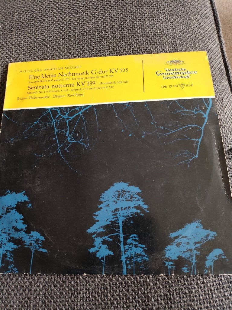 Wolfgang Amadeus Mozart Eine kleine Nachtmusik, Kamermuziek, Ophalen of Verzenden, Zo goed als nieuw, 12 inch