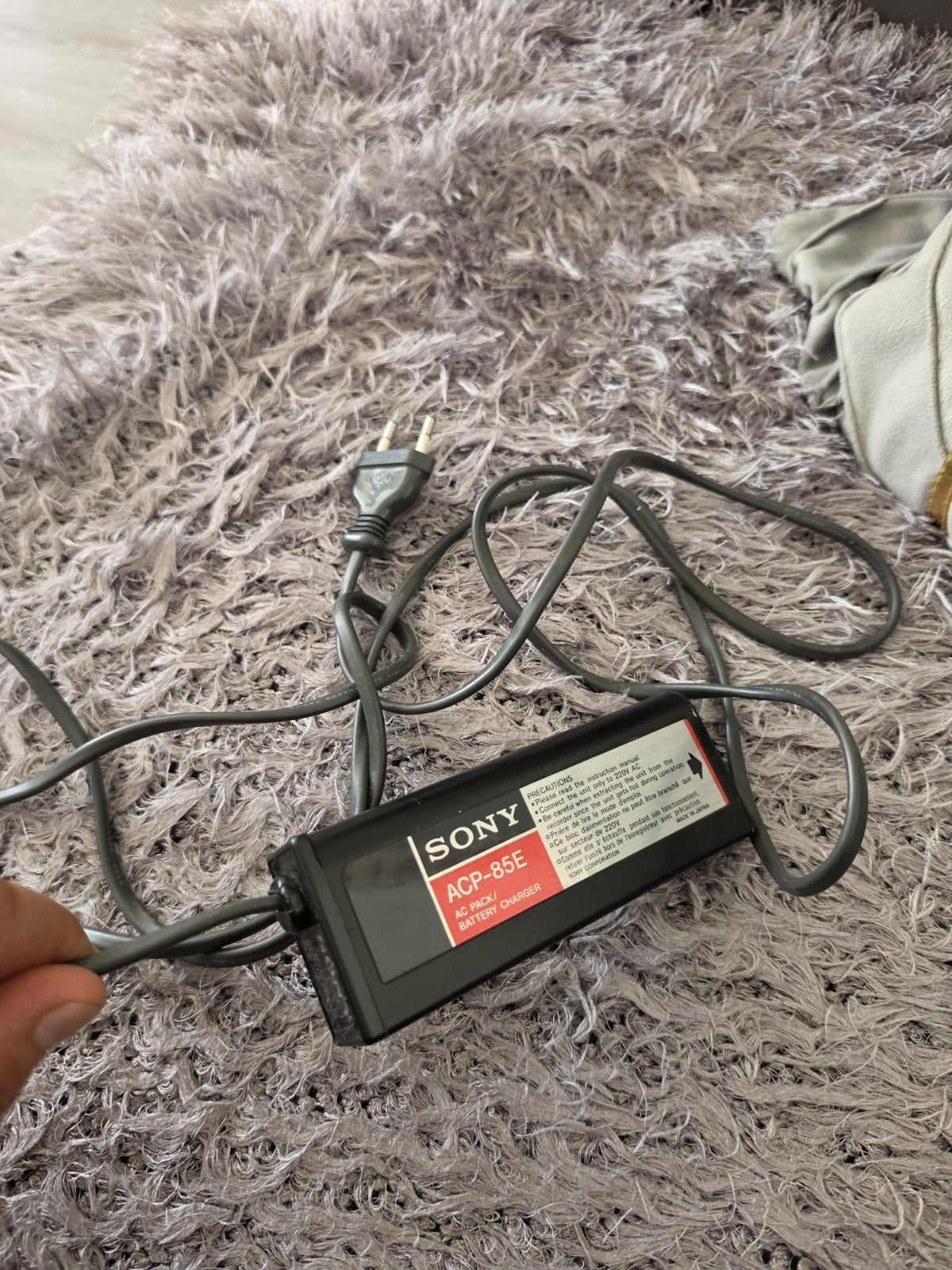 Sony ACP-85E AC Power Adapter / Batterijlader (Vintage), Ophalen, Gebruikt