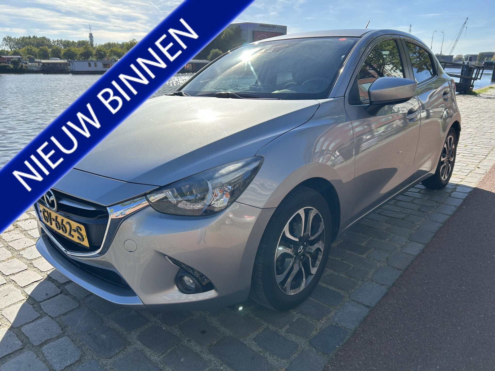 Mazda 2 1.5 Skyactiv-G GT-M navigatie airco/ecc keurige auto, Auto's, Voorwielaandrijving, Dealer onderhouden, Stof, Gebruikt