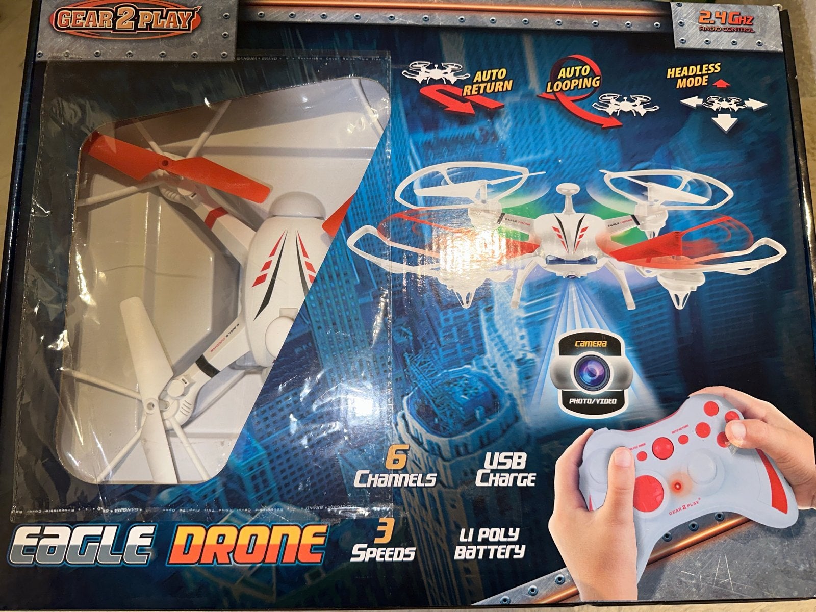 Gear2Play Eagle Drone met camera en afstandsbediening, Ophalen, Basiskwaliteit, Overige merken, Nieuw