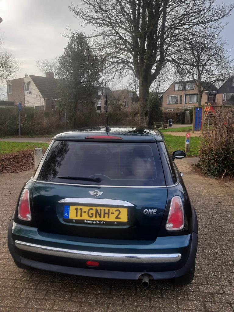 Mini 1.6 16V ONE AUT 2005 Groen, Auto's, Mini, 4 cilinders, 4 stoelen, 1055 kg, Particulier