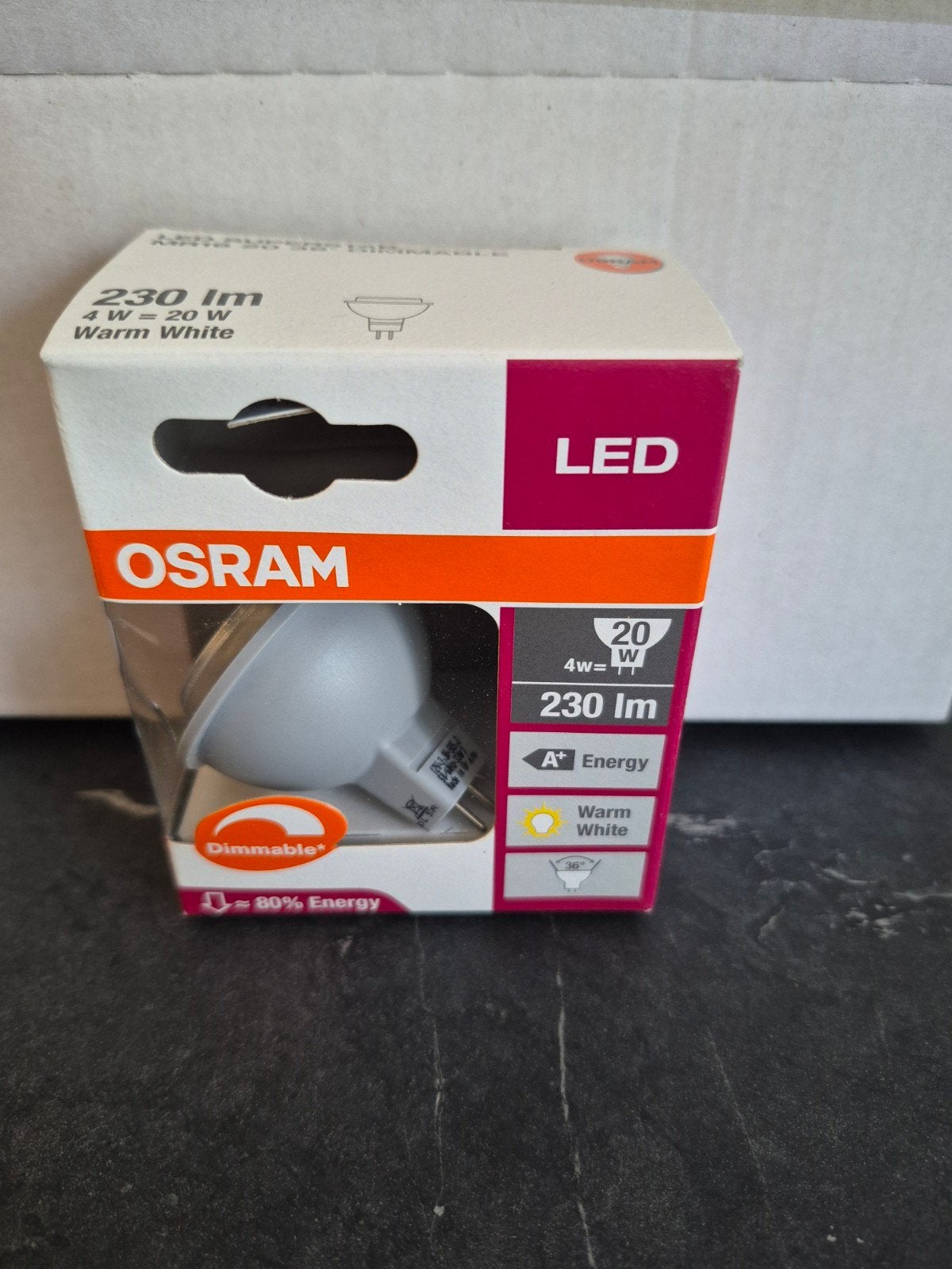 Osram MR16 led, Huis en Inrichting, Lampen | Spots, Dimbaar, Nieuw, GU5.3, Ophalen of Verzenden