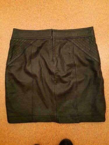 Prachtig zwart leren rokje, Kleding | Dames, Maat 38/40 (M), Zwart, Street One, Ophalen of Verzenden