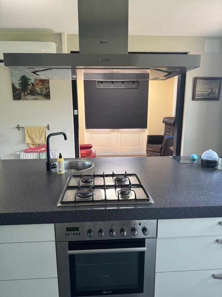Keuken met island, Huis en Inrichting, Ophalen, Gebruikt, Wit, Overige typen