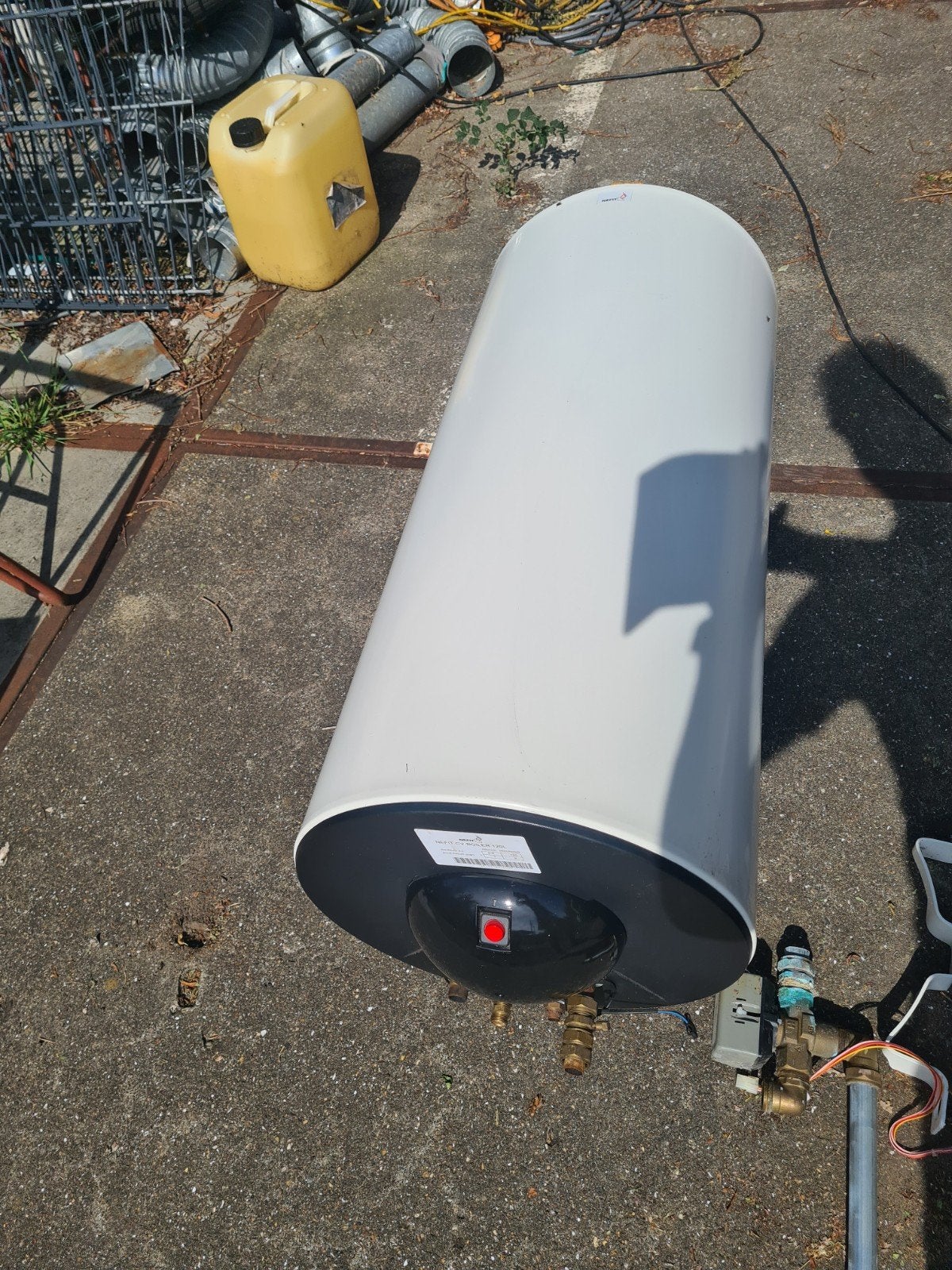 Nefit CV-Boiler 120L met Honeywell UC8810, Ophalen, Gebruikt, Cv-ketel of Combi-ketel, 60 tot 150 cm