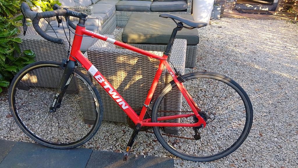 Triban 500 voor de klusser, Fietsen en Brommers, Fietsen | Racefietsen, Gebruikt, Heren, Overige merken, Meer dan 20 versnellingen