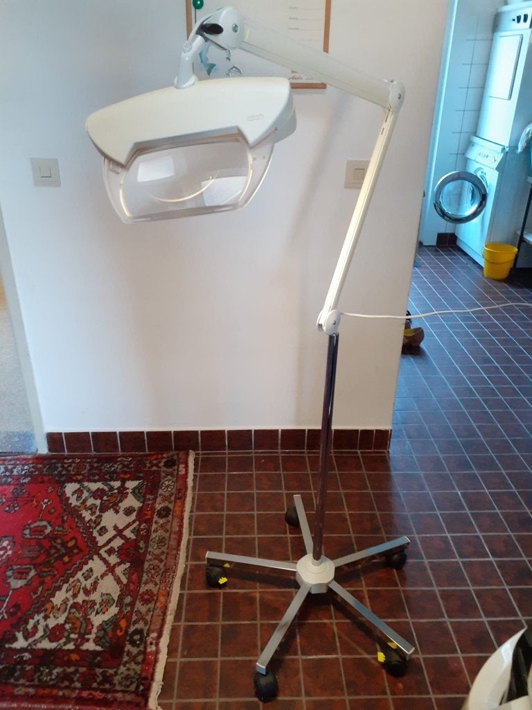 Loep lamp op standaard, Ophalen of Verzenden, Gebruikt, Loeplamp