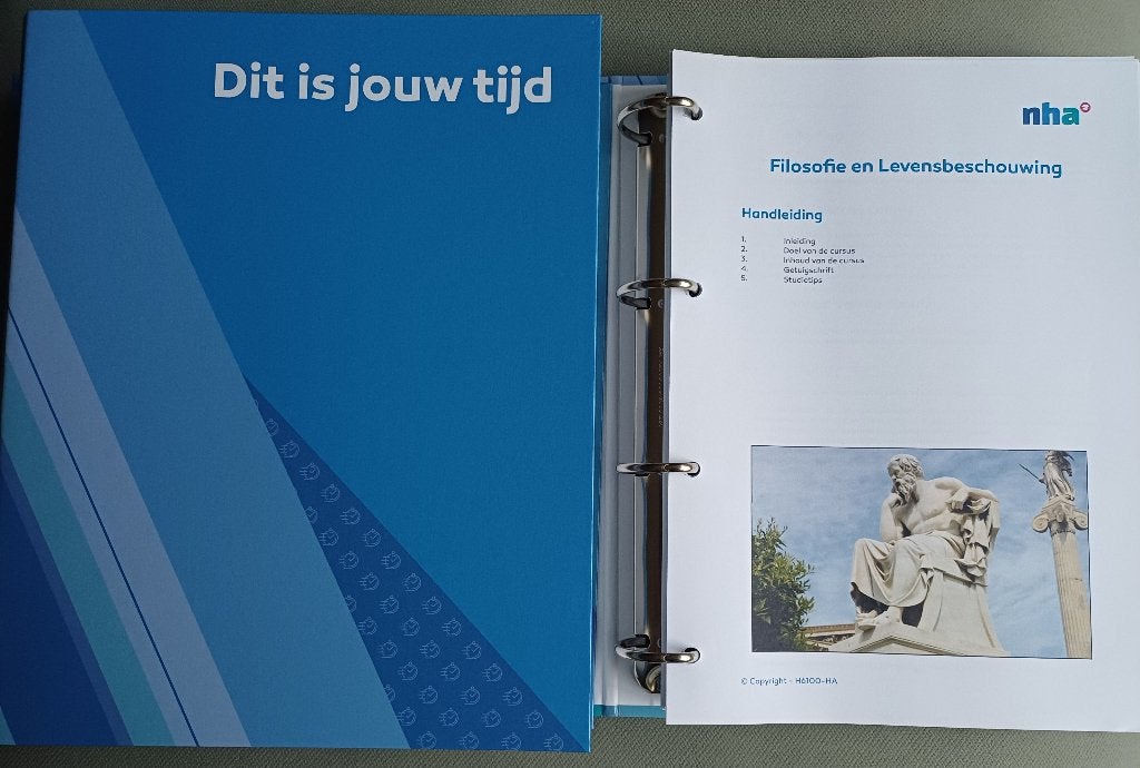 NHA cursus levensbeschouwing en filosofie, Ophalen, Alpha, Zo goed als nieuw, MBO
