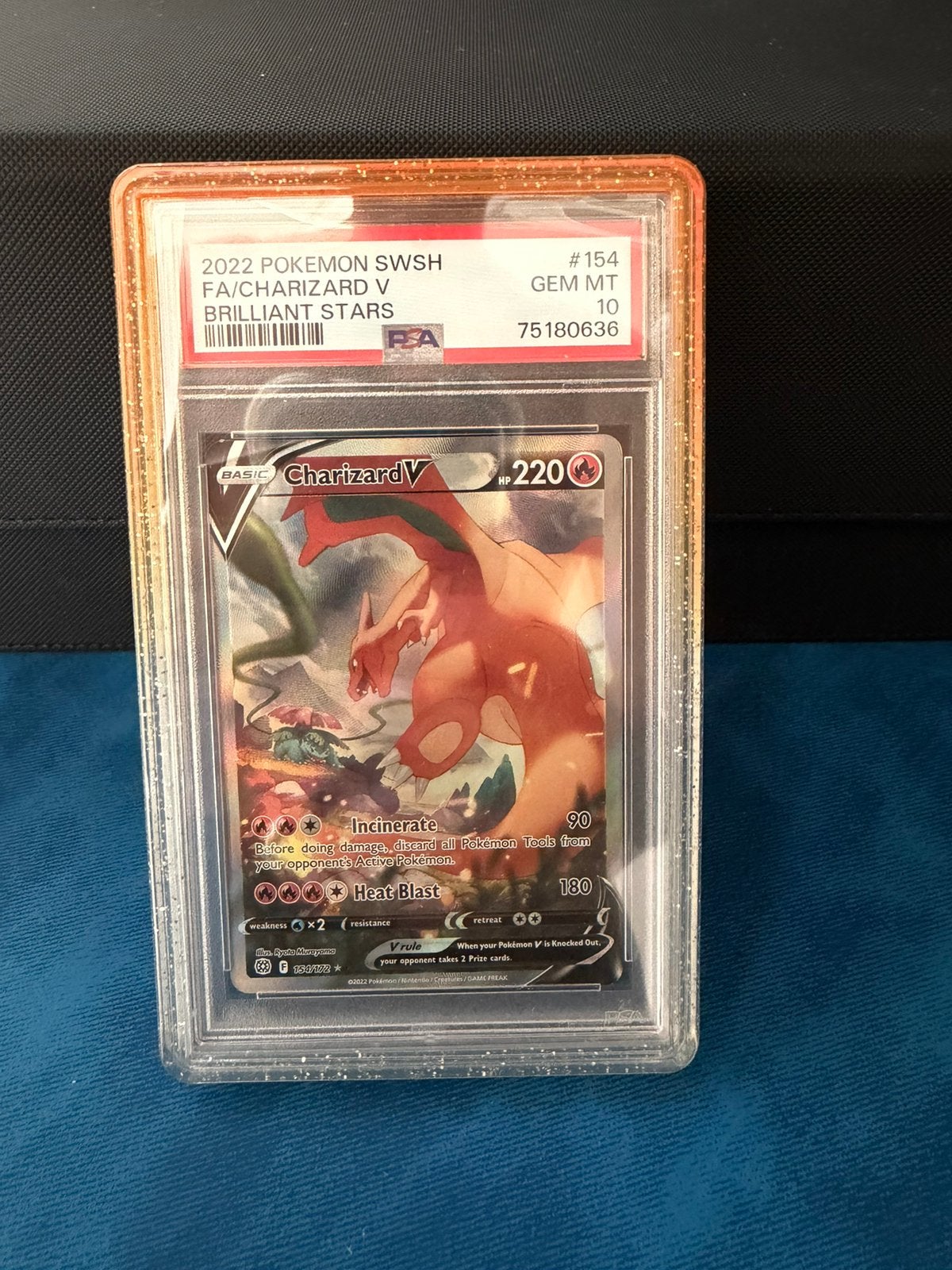 Charizard Brilliant stars 154 PSA 10 BRS, Ophalen, Zo goed als nieuw