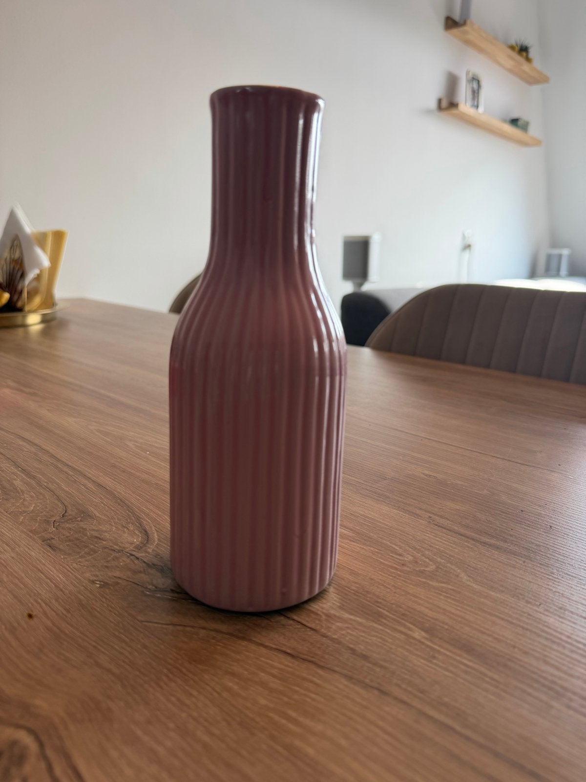 Mooie roze vaas - 20 cm hoog, Antiek en Kunst, Ophalen of Verzenden