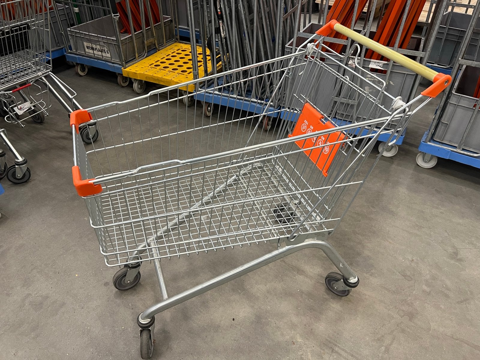 Winkelwagen / winkelkar / magazijnkar 6 stuks beschikbaar, Ophalen, Gebruikt, Transportkar