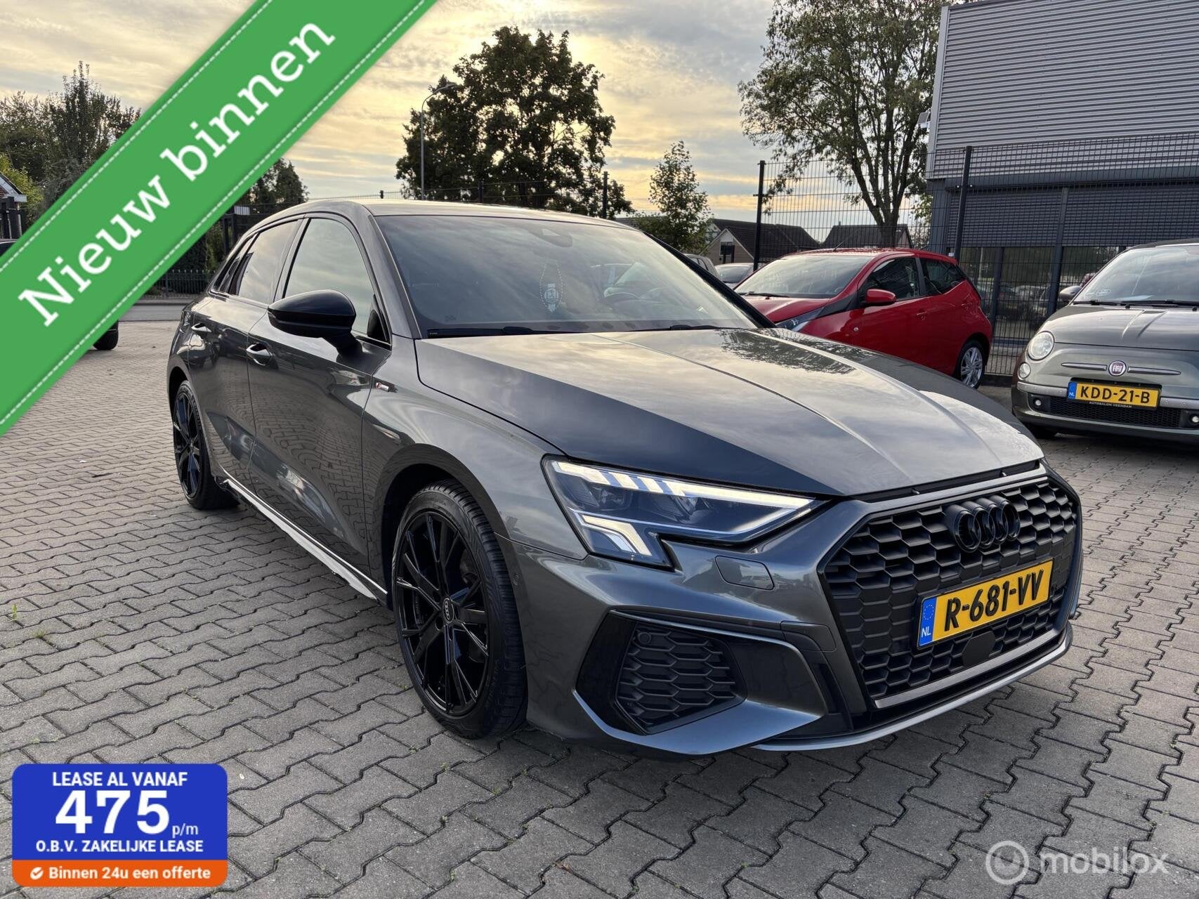 Audi A3 Sportback 35 TFSI S LINE PANODAK VOLL OPTIE,S, Verwarmde buitenspiegels, 4 cilinders, 150 pk, Alcantara