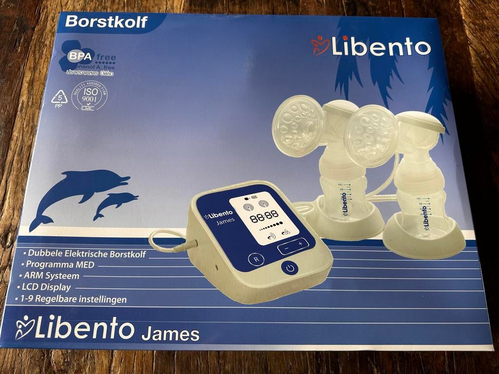 Libento elektrische duo borstkolf XB-8618, Kinderen en Baby's, Babyvoeding en Toebehoren, Ophalen, Zo goed als nieuw, Borstkolf