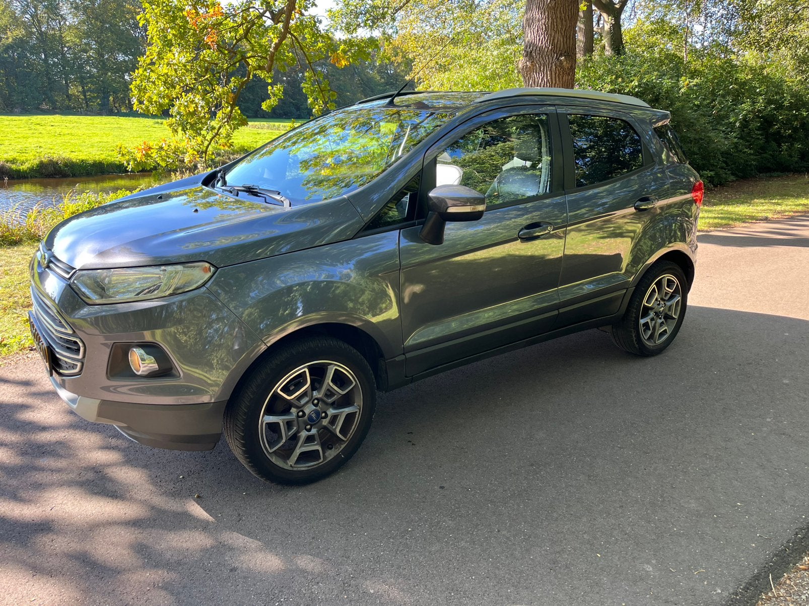 Ford Ecosport  Ecoboost 92KW 2016 Grijs, Auto's, Voorwielaandrijving, 125 pk, Ecosport, Handgeschakeld